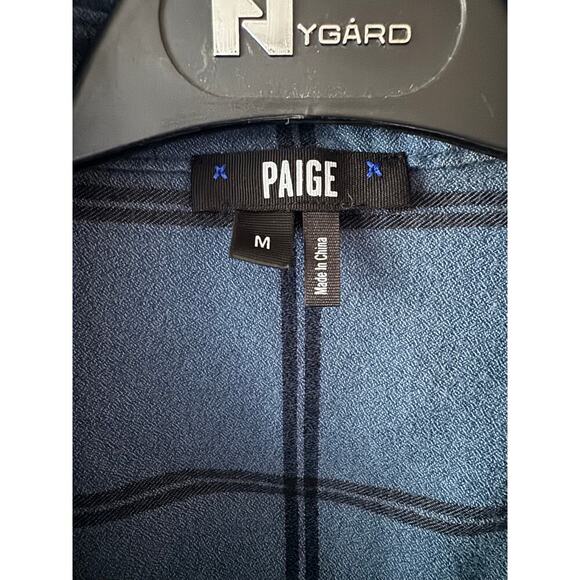 Paige Blue Plaid Button-Down Men's Shirt - Medium - Picture 6 of 8